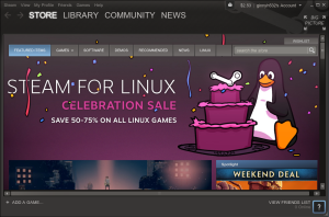Steam for Linux Celebration Sale
